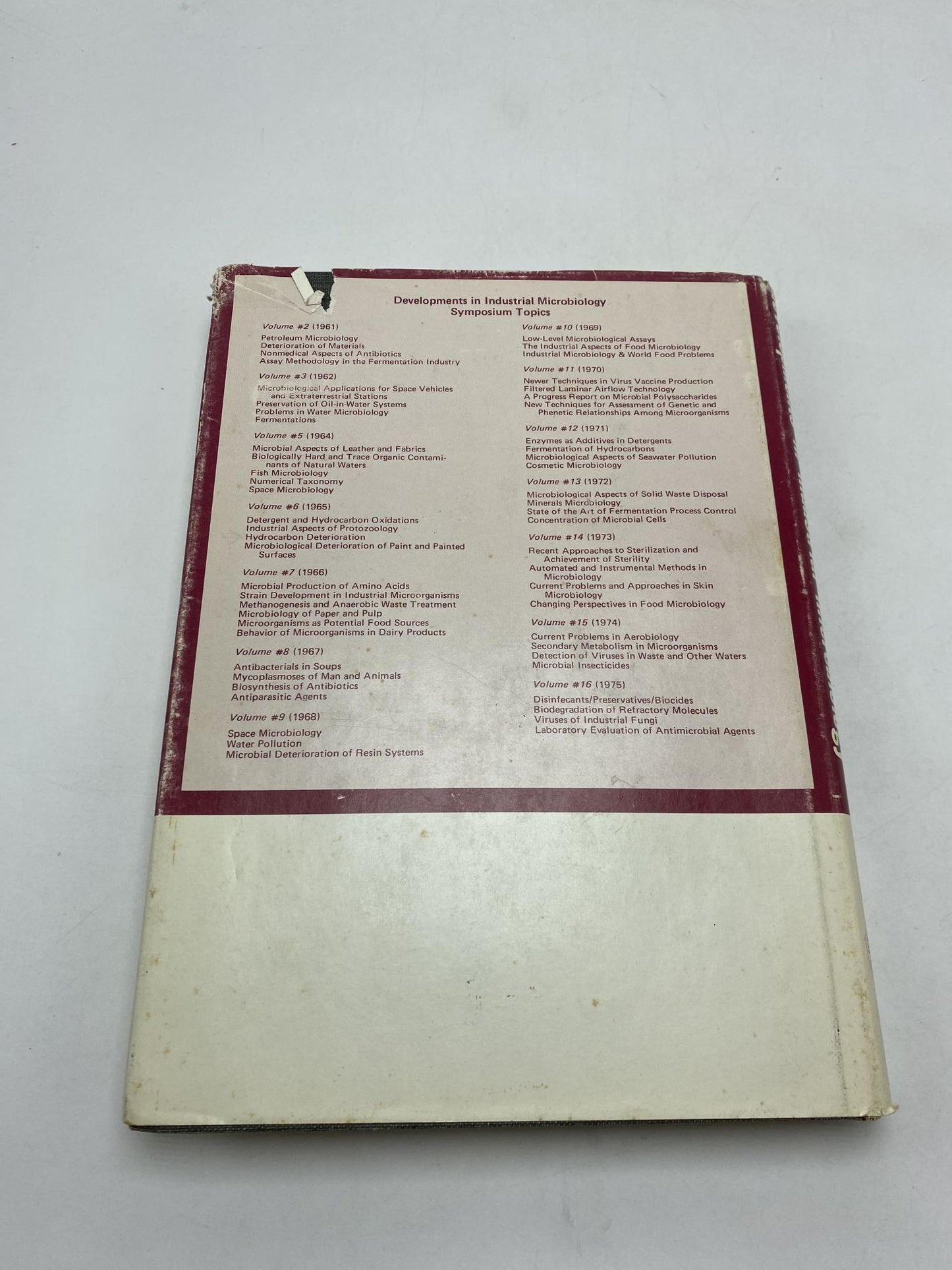 Developments In Industrial Microbiology (Volume 17) Proceedings of the Thirty-Second General Meeting of the Society for Industrial Micrbiology, August 17-22, 1975. University of Rhode Island, Kingston, R.I.