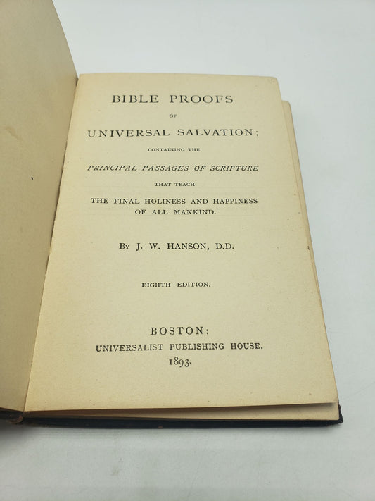 Bible Proofs of Universal Salvation
