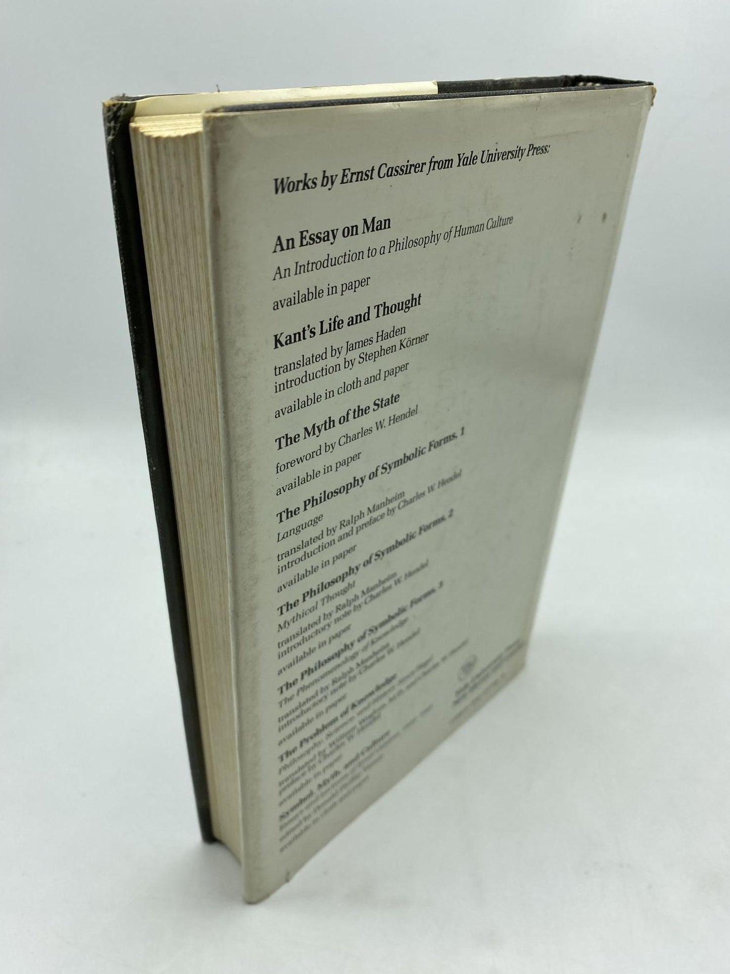 Cassirer: Symbolic Forms and History