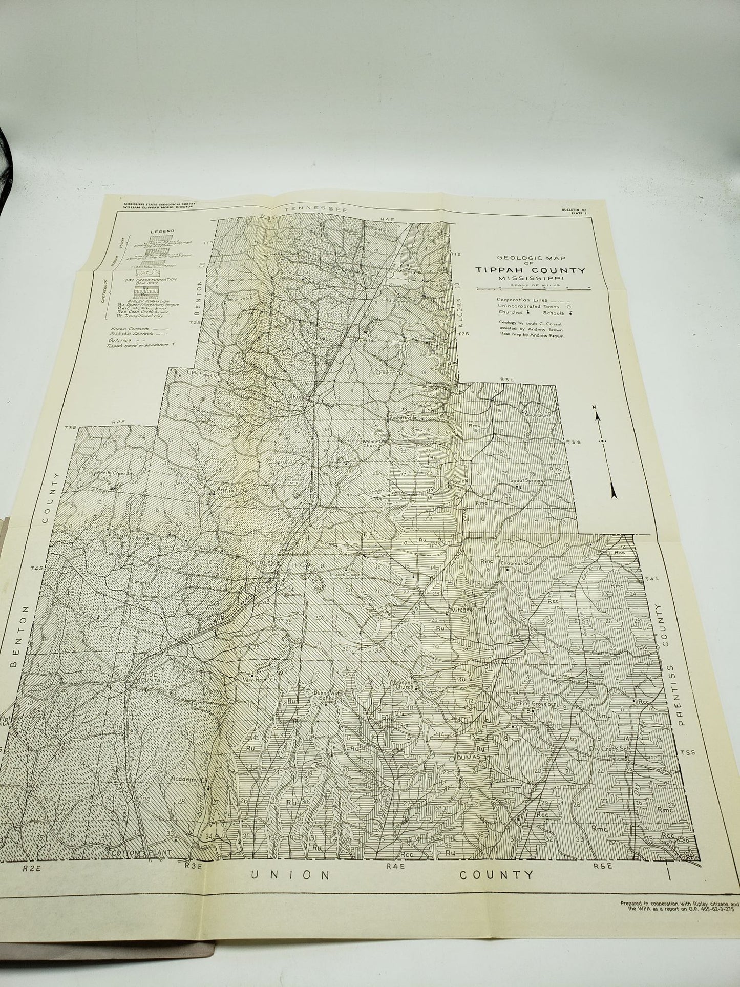 Tippah County Mineral Resources (Mississippi Geological Bulletin 42)