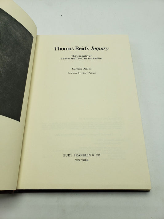 Thomas Reid's Inquiry: The Geometry of Visibles and The Case for Realism