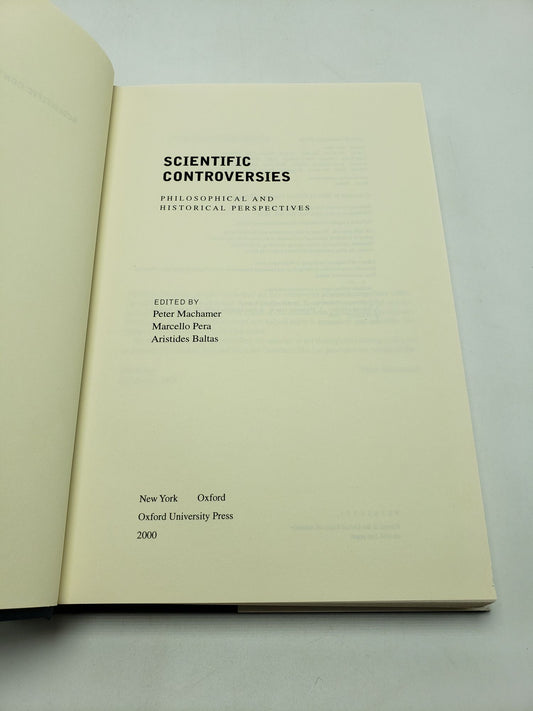 Scientific Controversies: Philosophical and Historical Perspectives