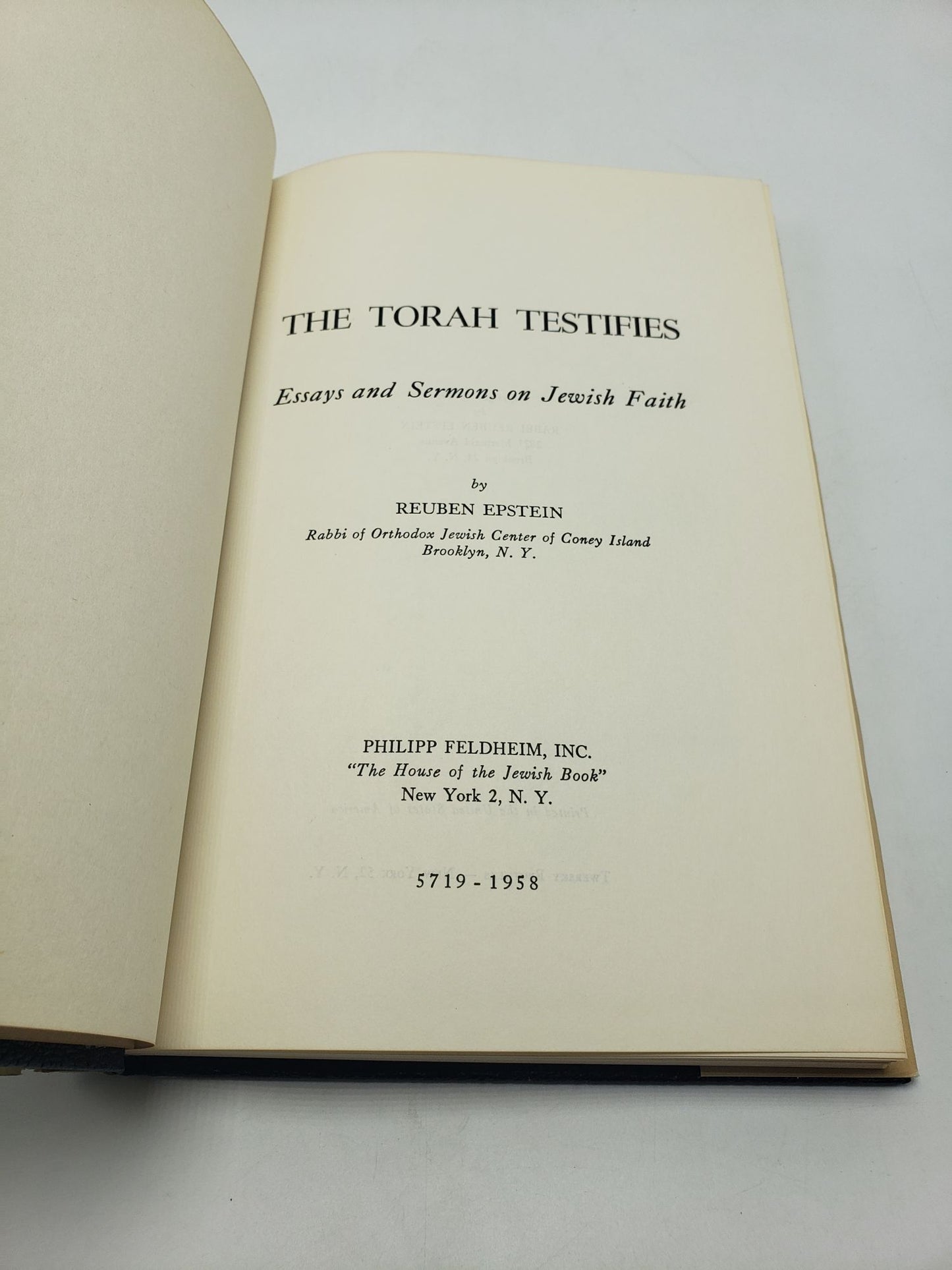 The Torah Testifies