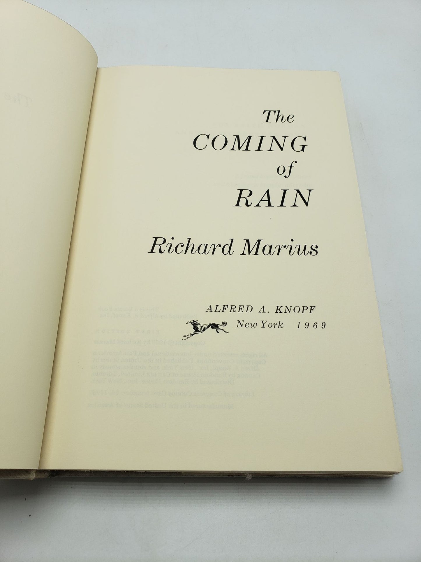 The Coming of Rain