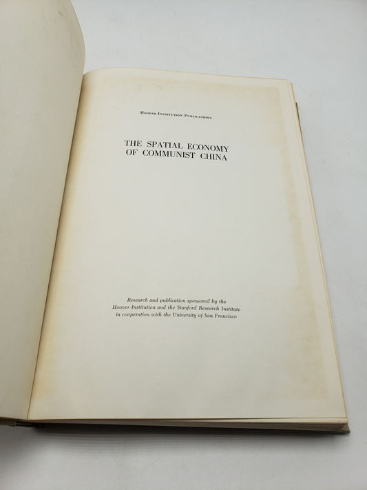 The Spatial Economy of Communist China: A Study of Industrial Location and Transportation