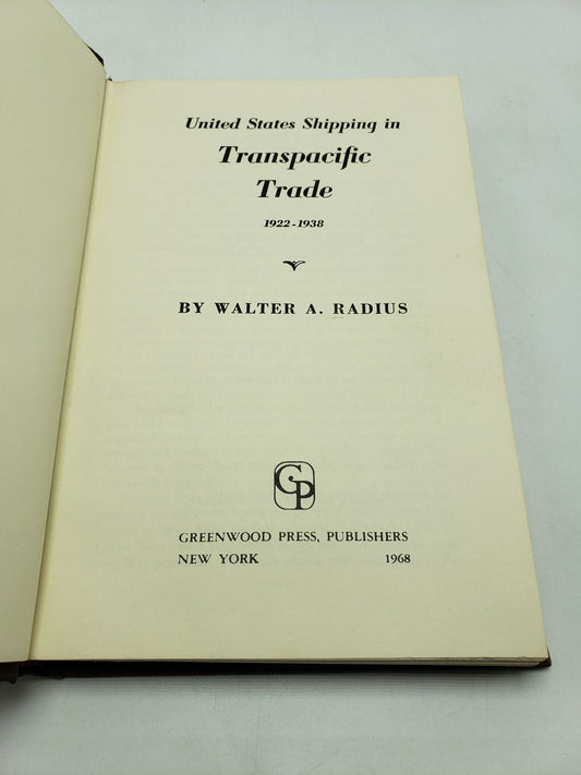 United States Shipping In Transpacific Trade: 1922 - 1938