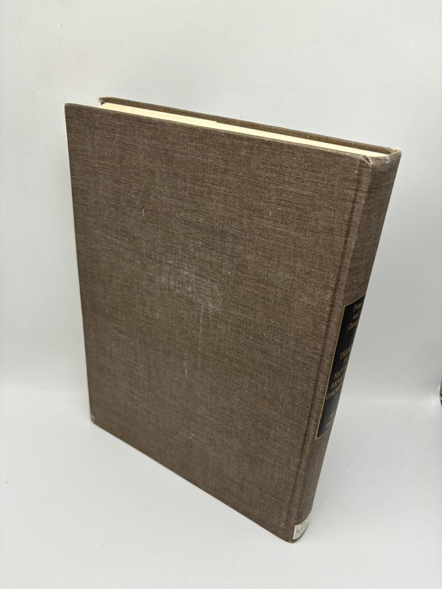 Trends In Natural Resource Commodities: Statistics Of Prices, Output, Consumption, Foreign Trade, And Employment In The United States, 1870-1957