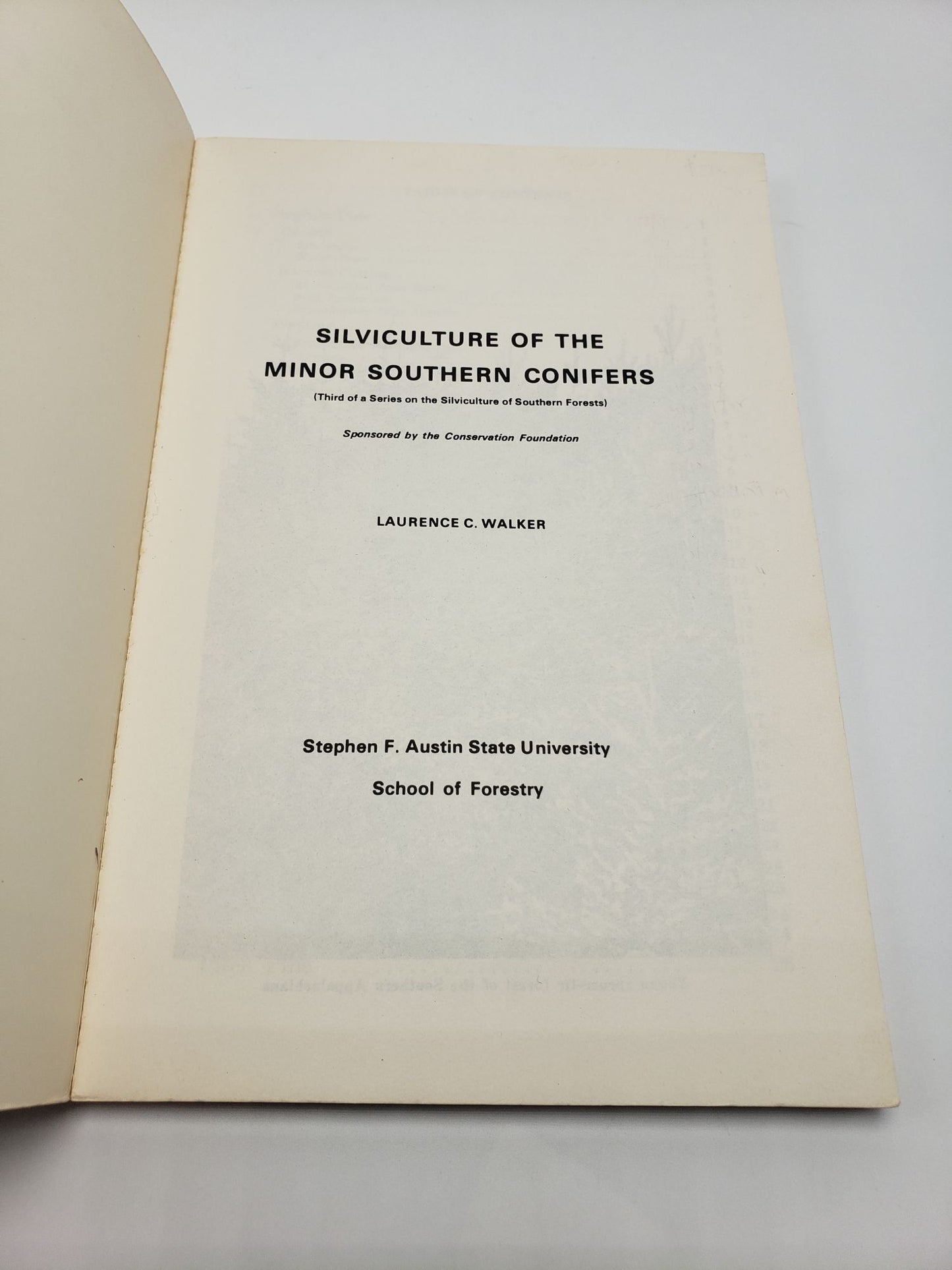 Silviculture of the Minor Southern Conifers
