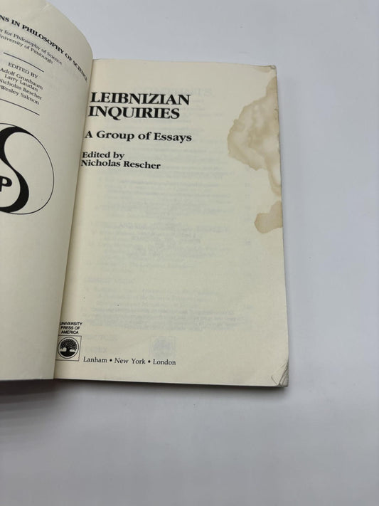 Leibnizian Inquiries: A Group Of Essays