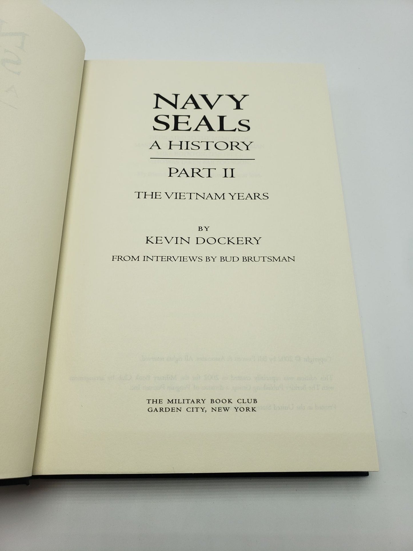 Navy Seals: A History (2 Volume Set)