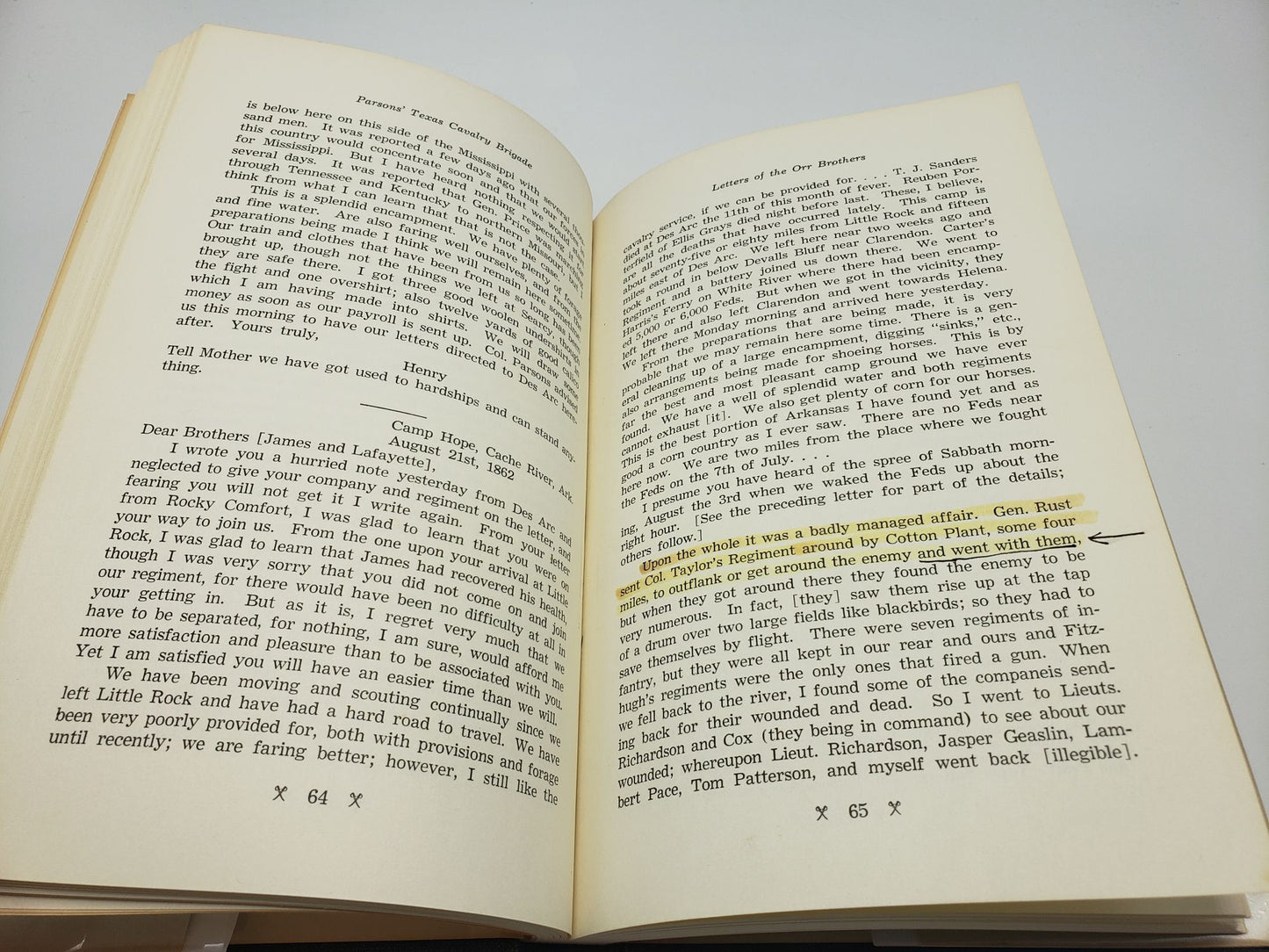 Campaigning With Parsons' Texas Cavalry C.S.A.: The War Journal and Letters of the Four Orr Brothers 12th Texas Cavalry Regiment