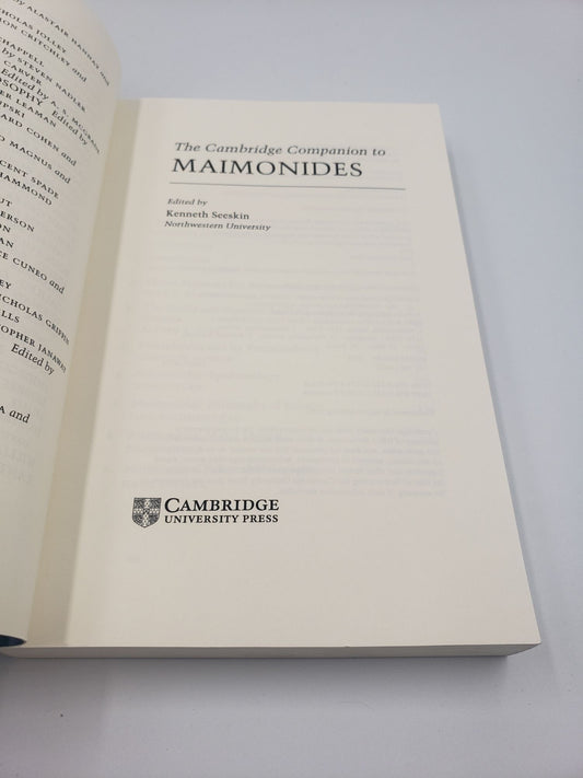 The Cambridge Companion To Maimonides