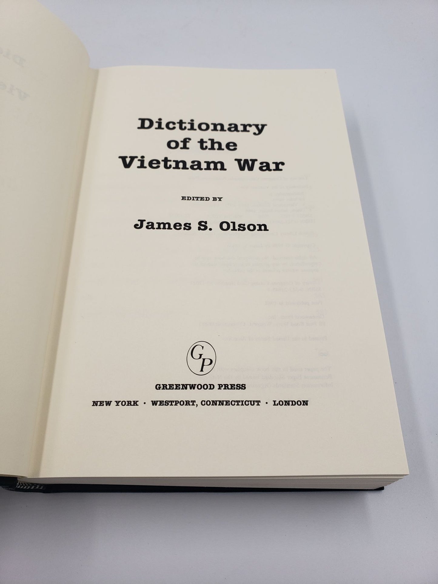 Dictionary of the Vietnam War