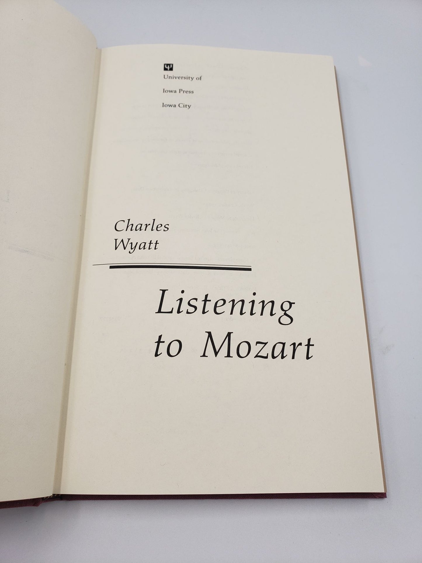 Listening To Mozart