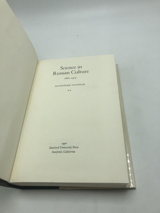 Science in Russian Culture 1861-1917