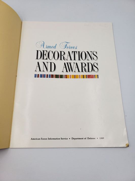 Armed Forces Decorations And Awards