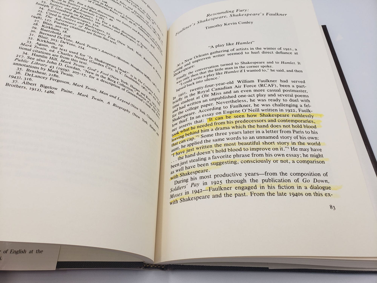 Shakespeare and Southern Writers: A Study in Influence