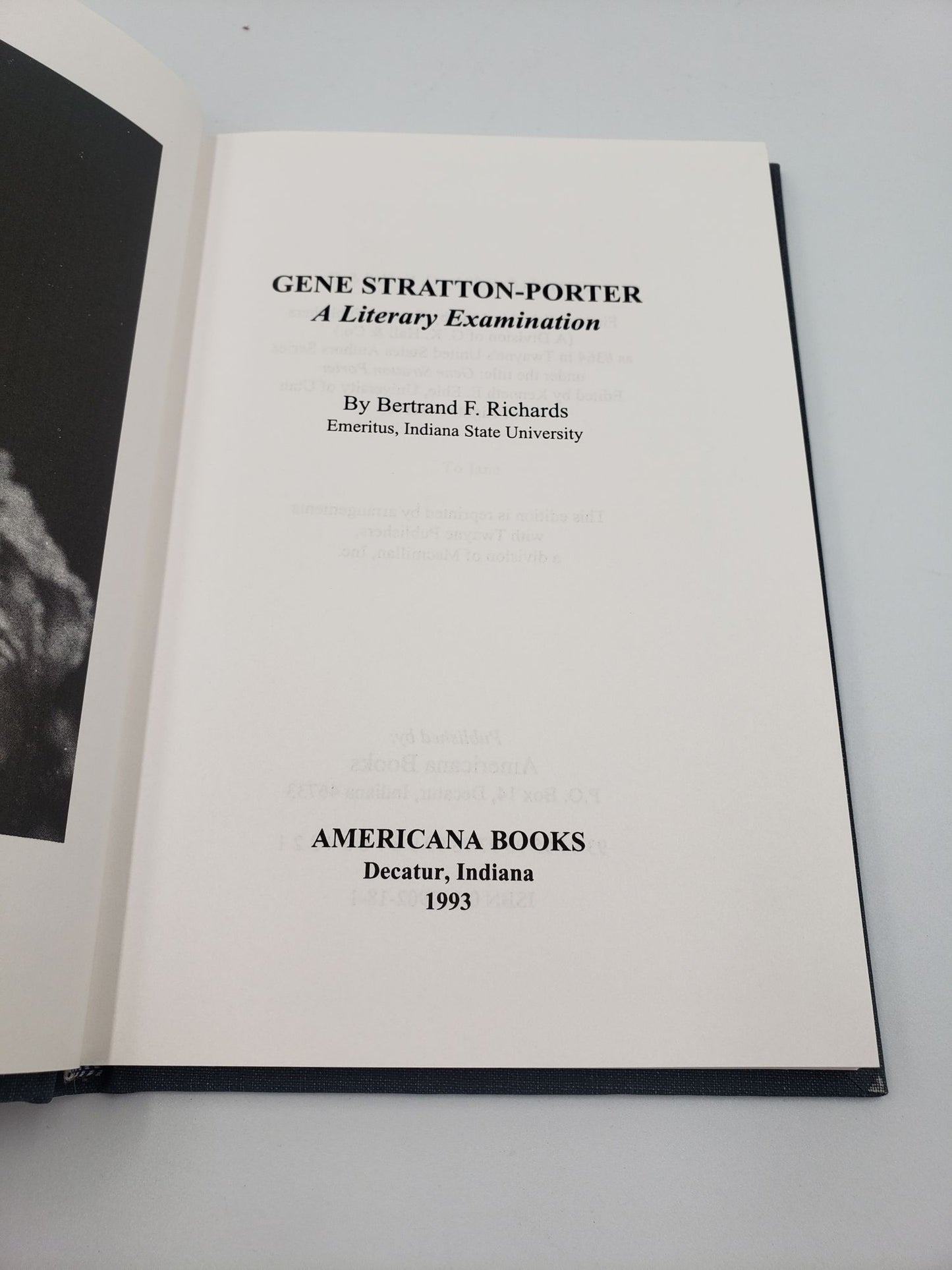 Gene Stratton-Porter: A Literary Examination