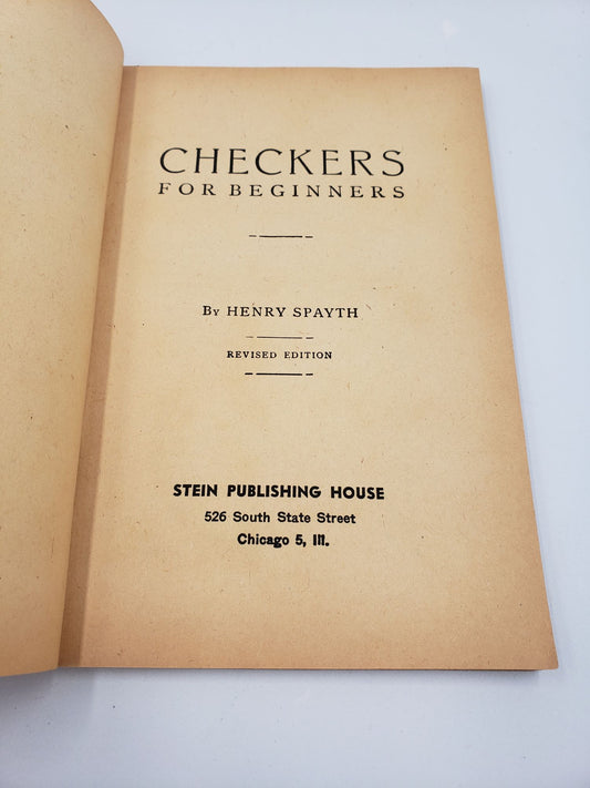 Checkers: How To Win