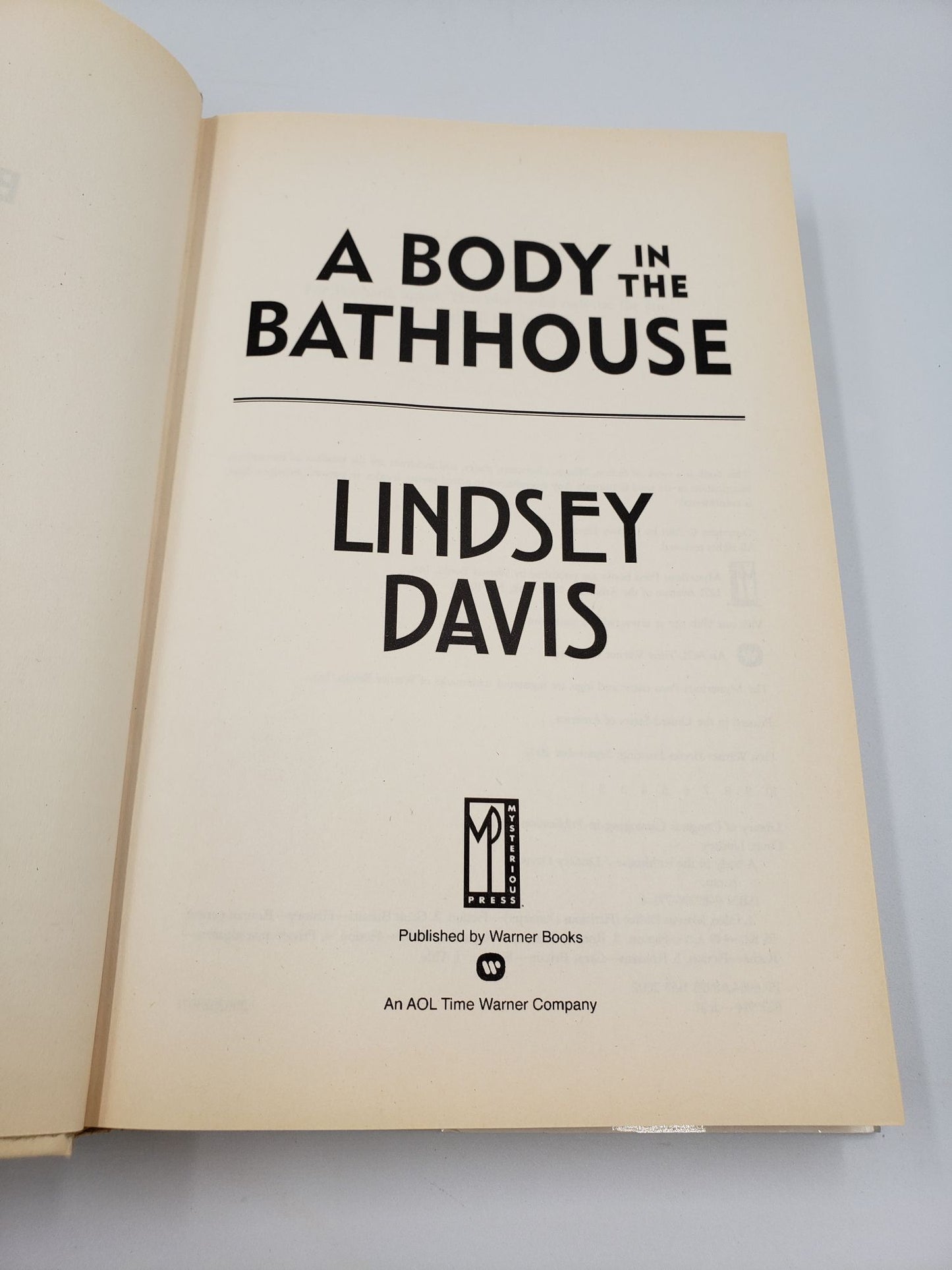A Body In The Bathhouse