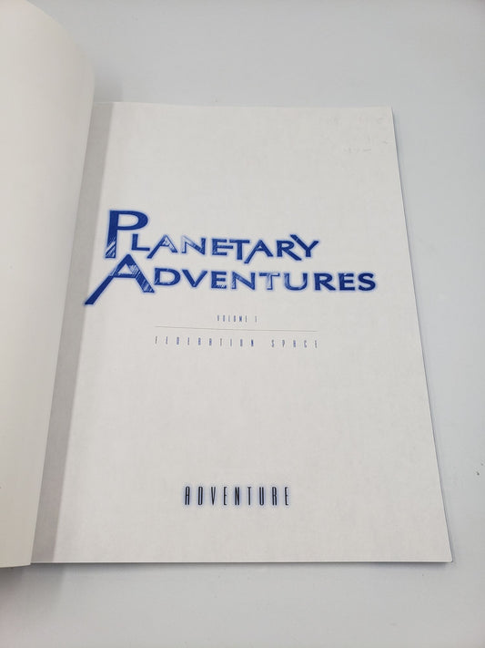 Star Trek The Next Generation Role Playing Game: Planetary Adventures - Federation Space (Volume 1)