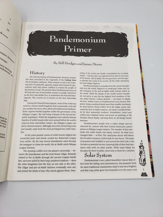 Complete Pandemonium (Fading Suns)