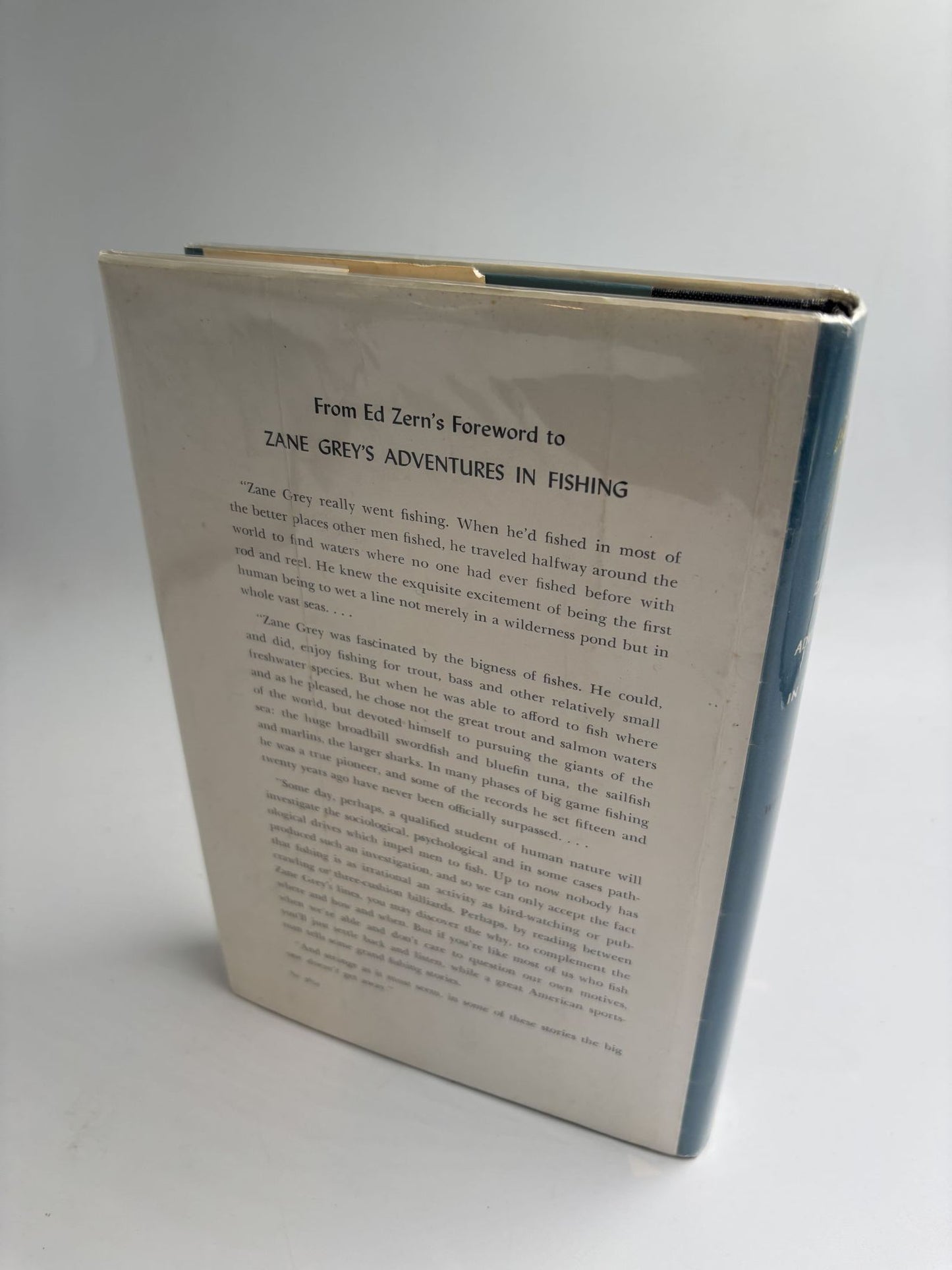Zane Grey's Adventures In Fishing