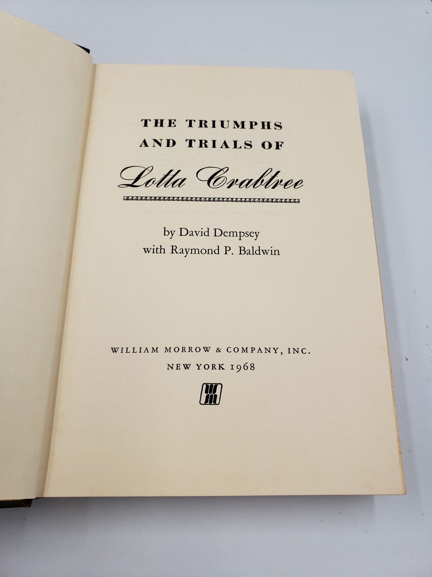 The Triumphs and Trials of Lotta Crabtree