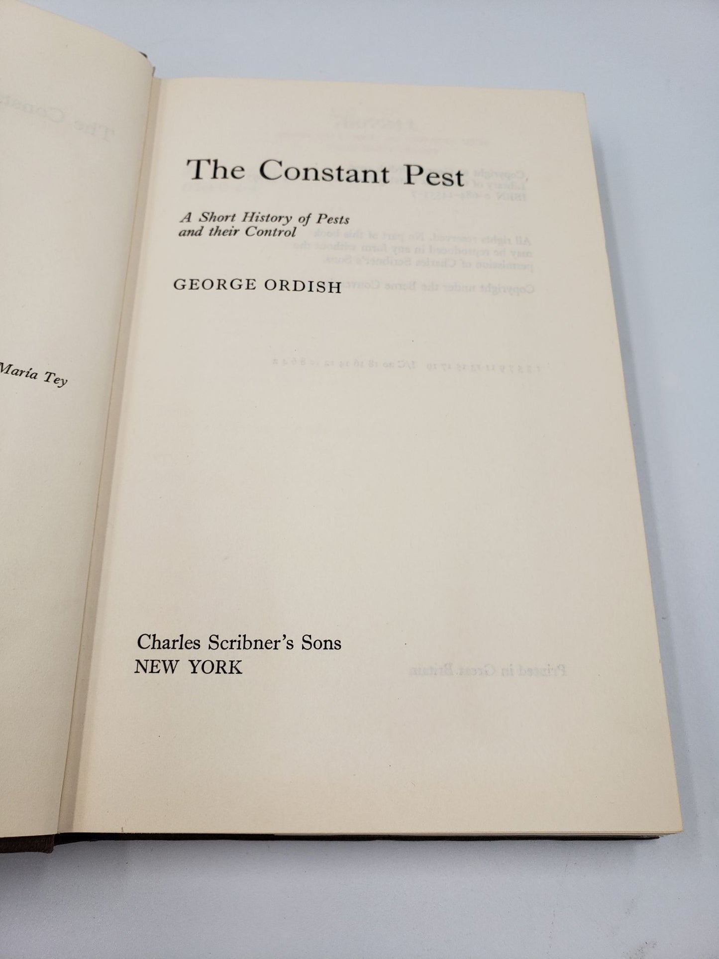 The Constant Pest: A Short History of Pests and their Control