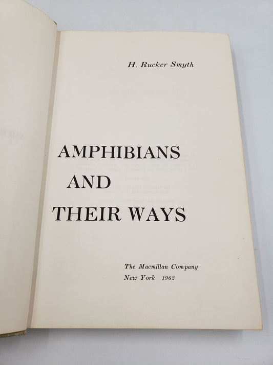Amphibians and their ways