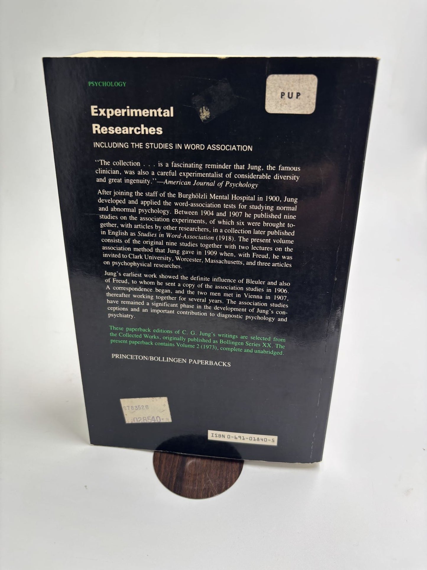 Collected Works of C. G. Jung, Volume 2: Experimental Researches