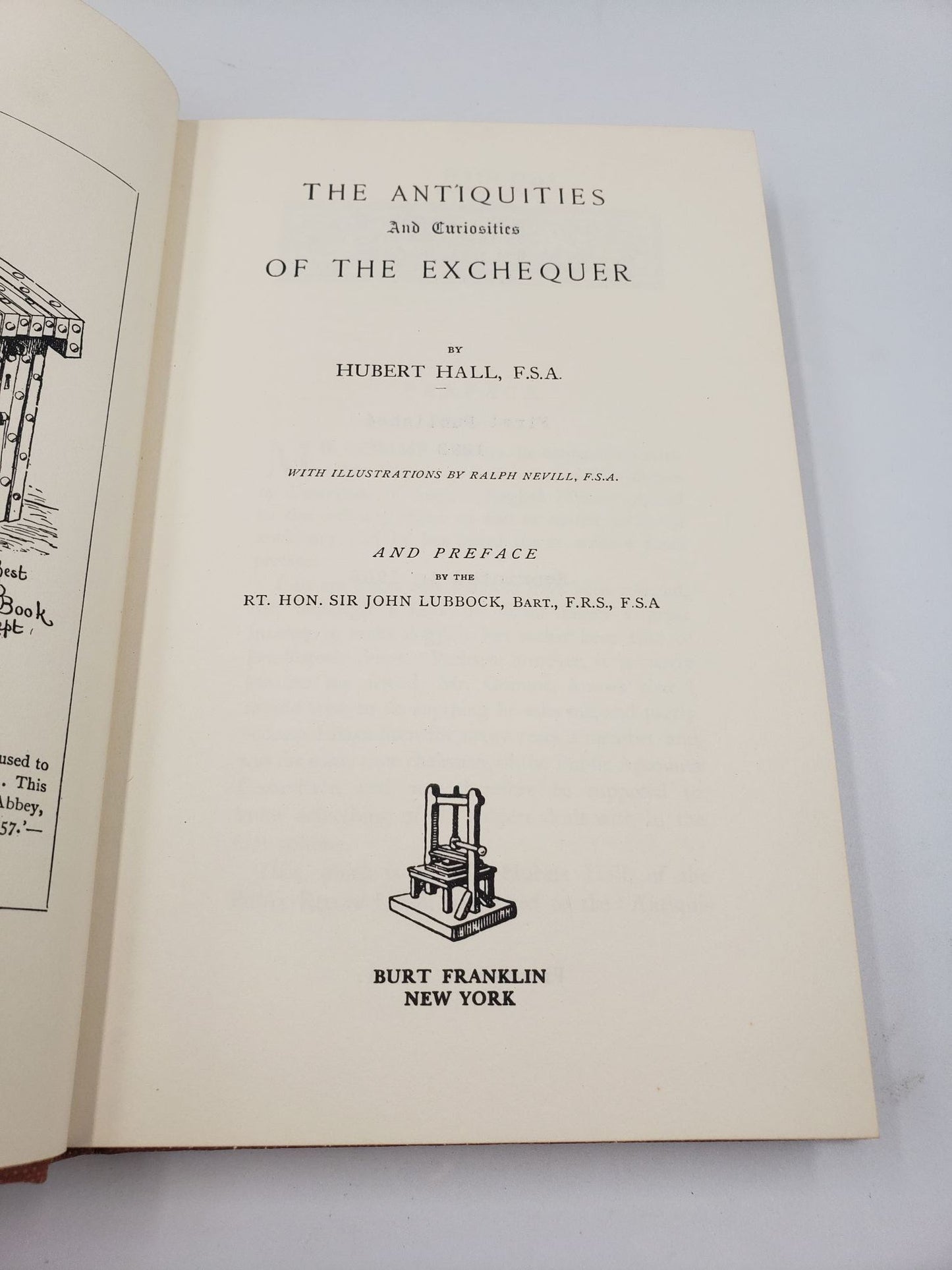 The Antiquities And Curiosities Of The Exchequer