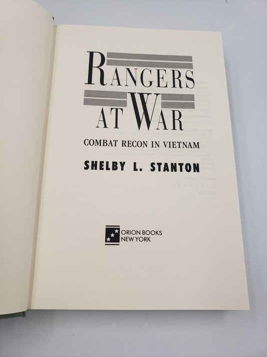 Rangers At War: Combat Recon In Vietnam