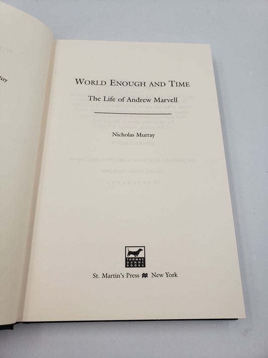 World Enough and Time: The Life of Andrew Marvell