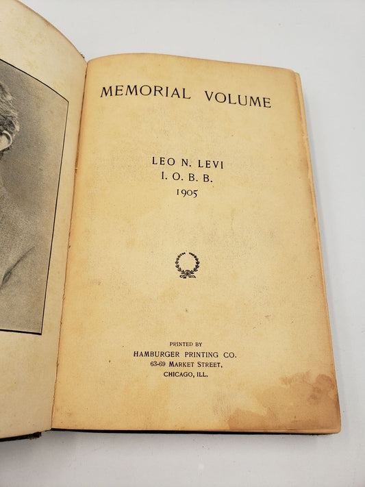 Memorial Volume