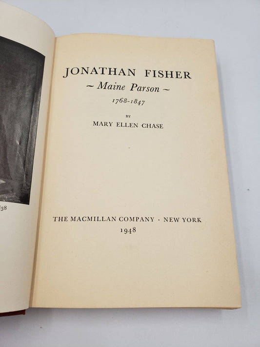 Jonathan Fisher: Maine Parson 1768 - 1847
