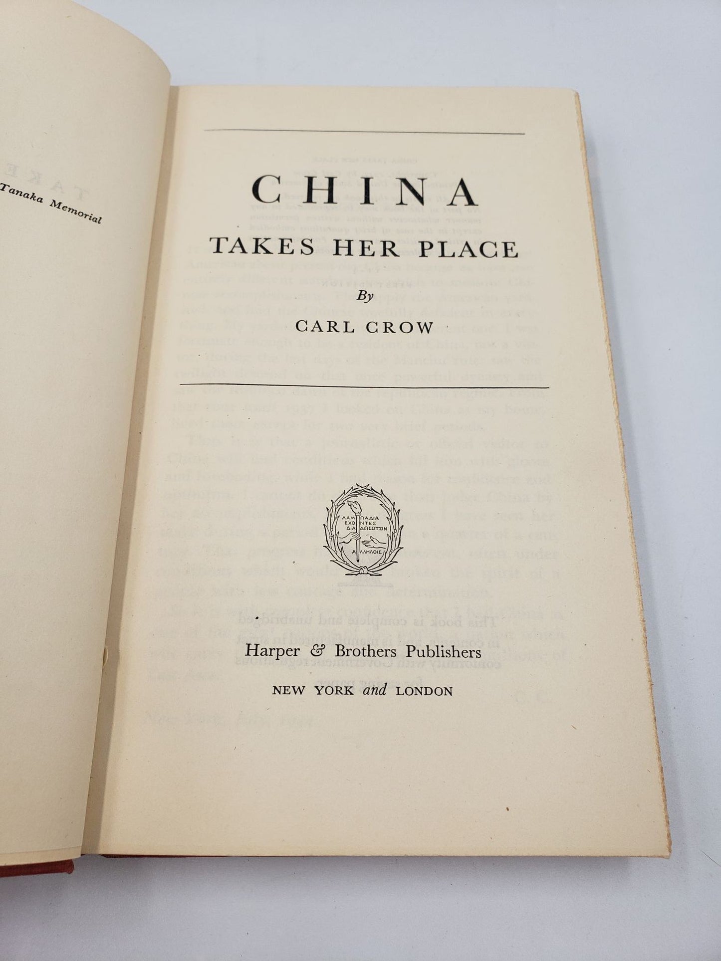 China Take Her Place: A Story of Struggle and Achievement