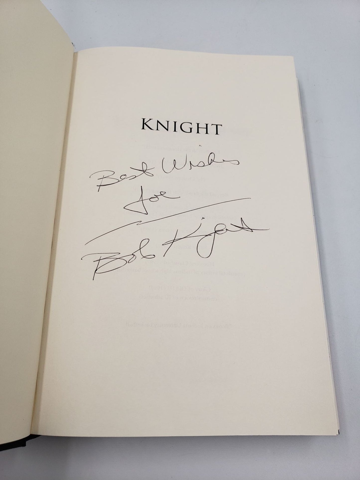Knight: My Story