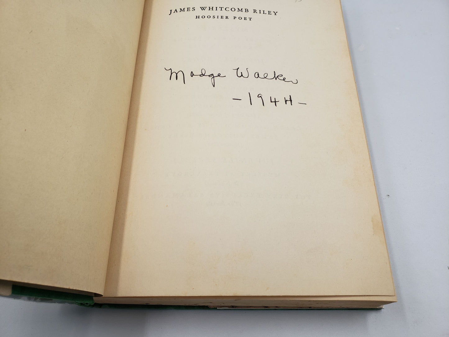 James Whitcomb Riley: Hossier Poet