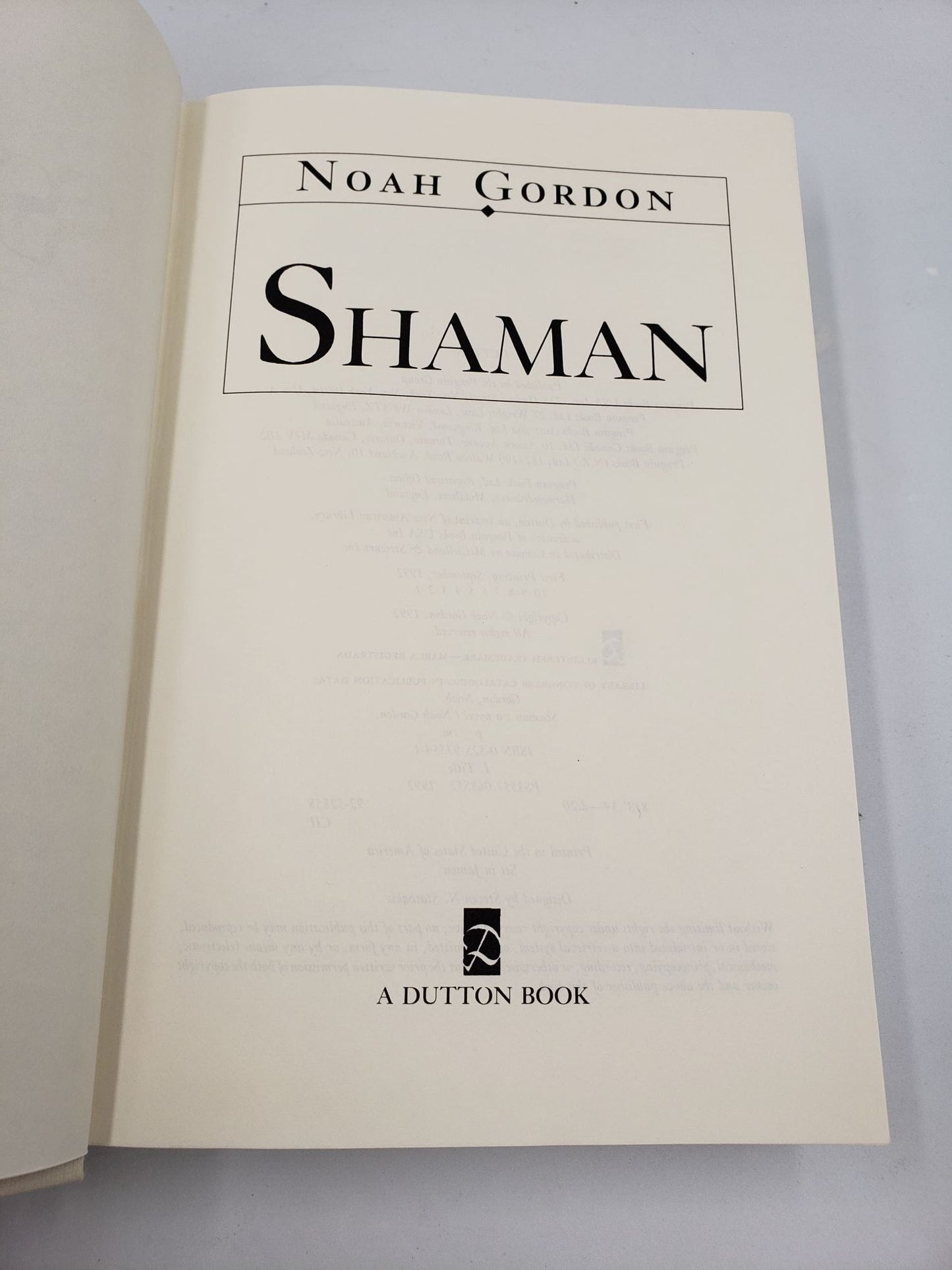 Shaman: A Novel