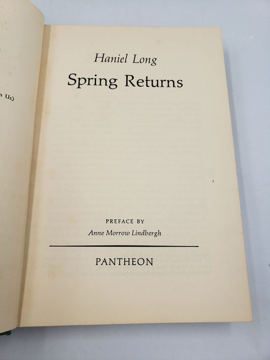 Spring Returns: A Novel