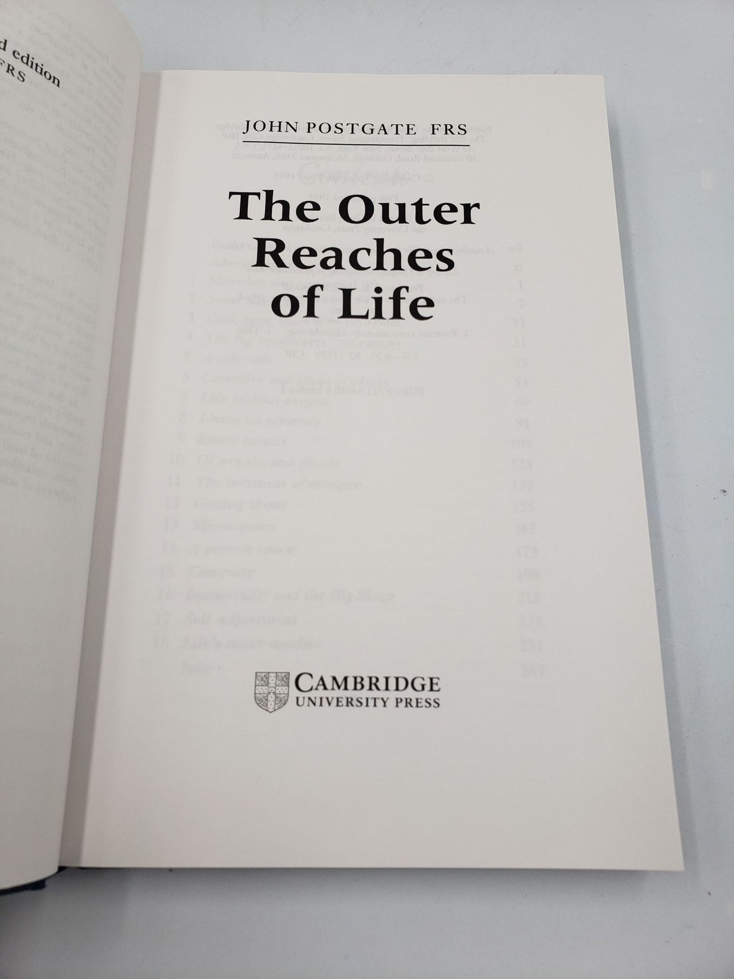 The Outer Reaches of Life