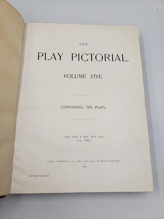 The Play Pictorial (Volume 5 & 6)