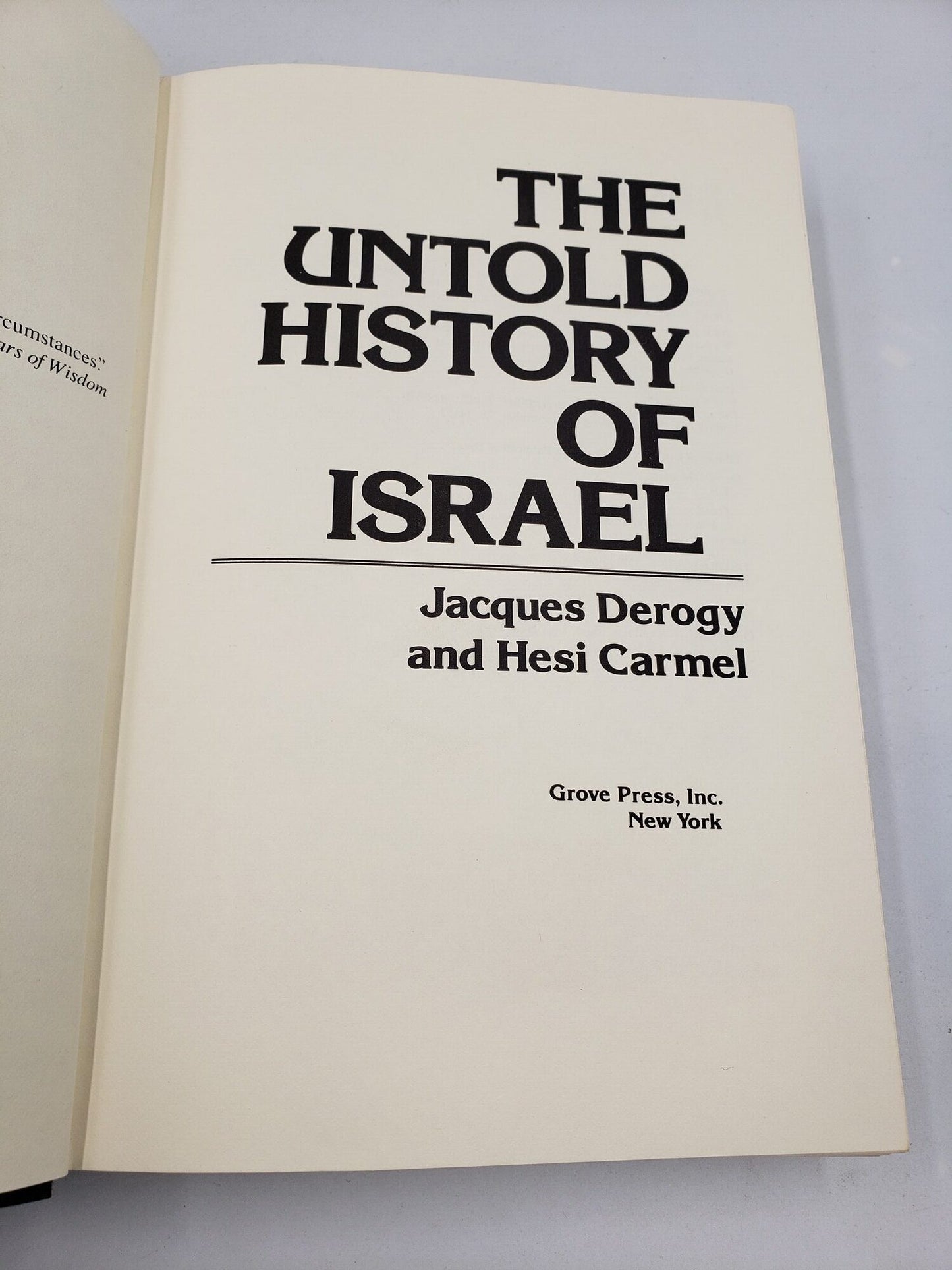 The Untold History of Israel
