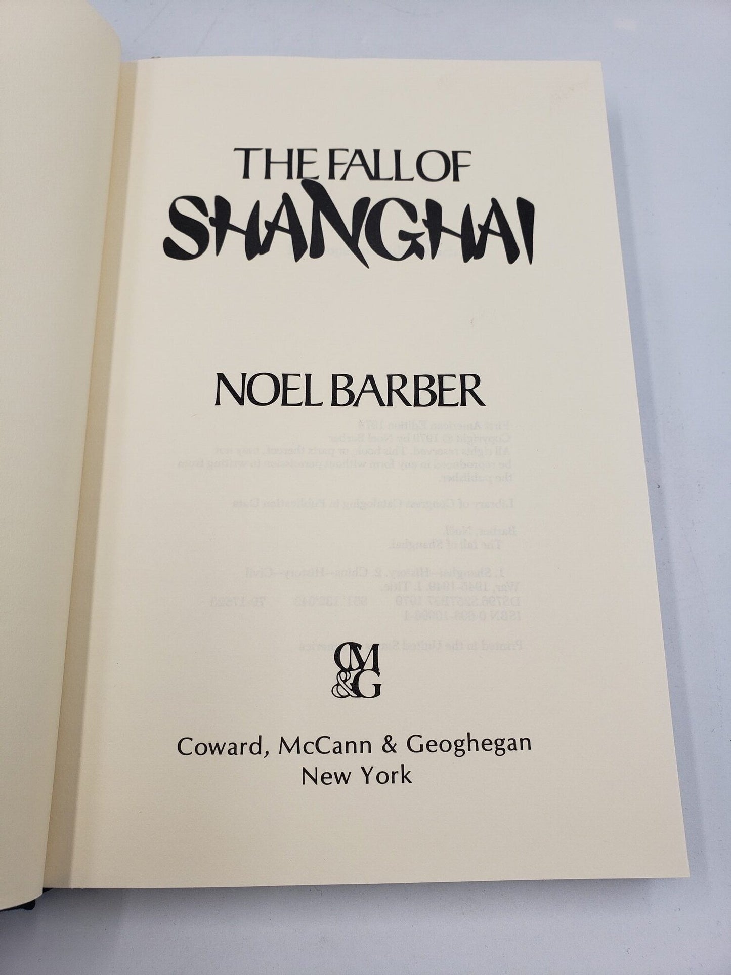 The Fall of Shanghai