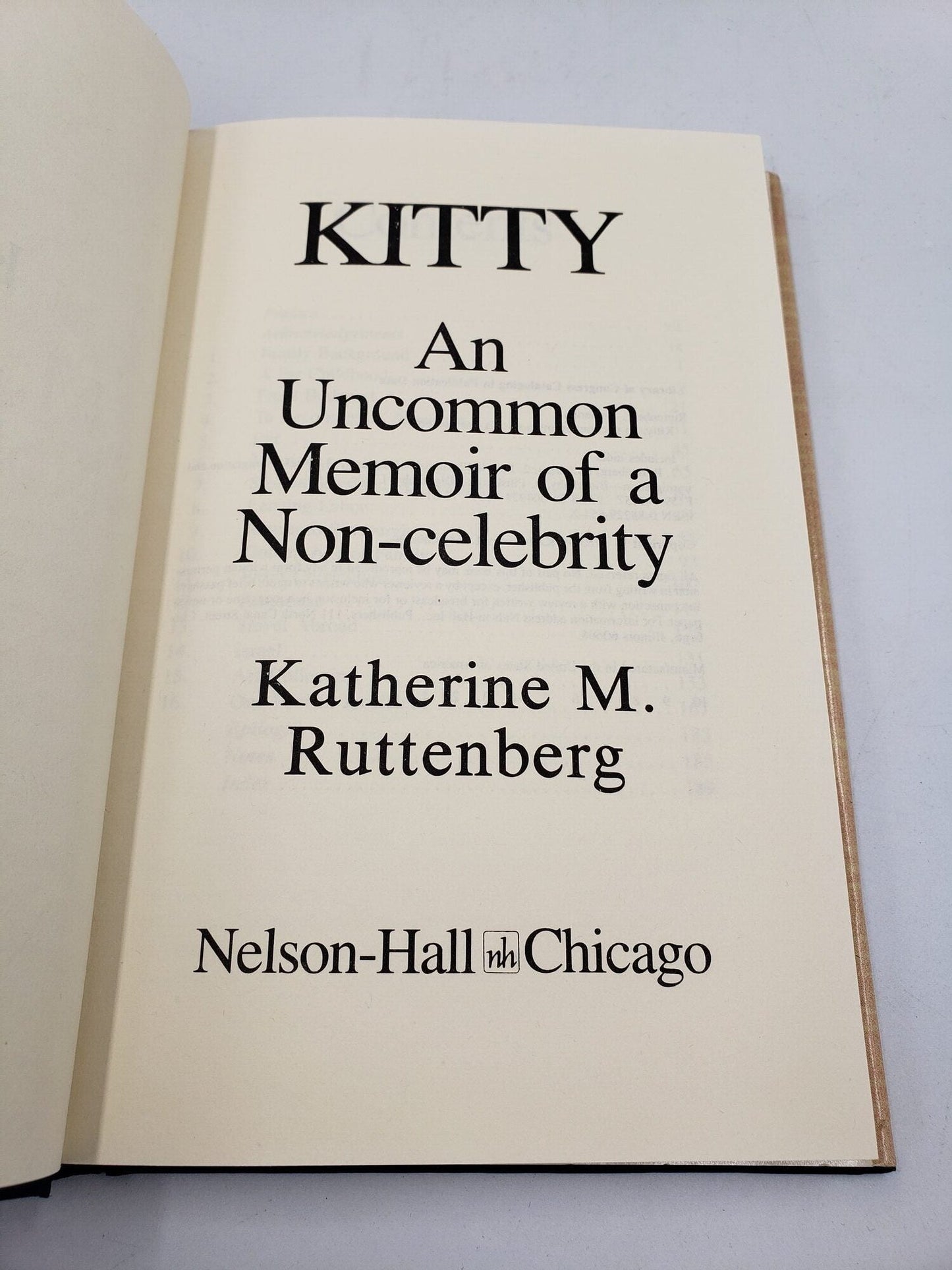 Kitty: An Uncommon Memoir of a Non-Celebrity