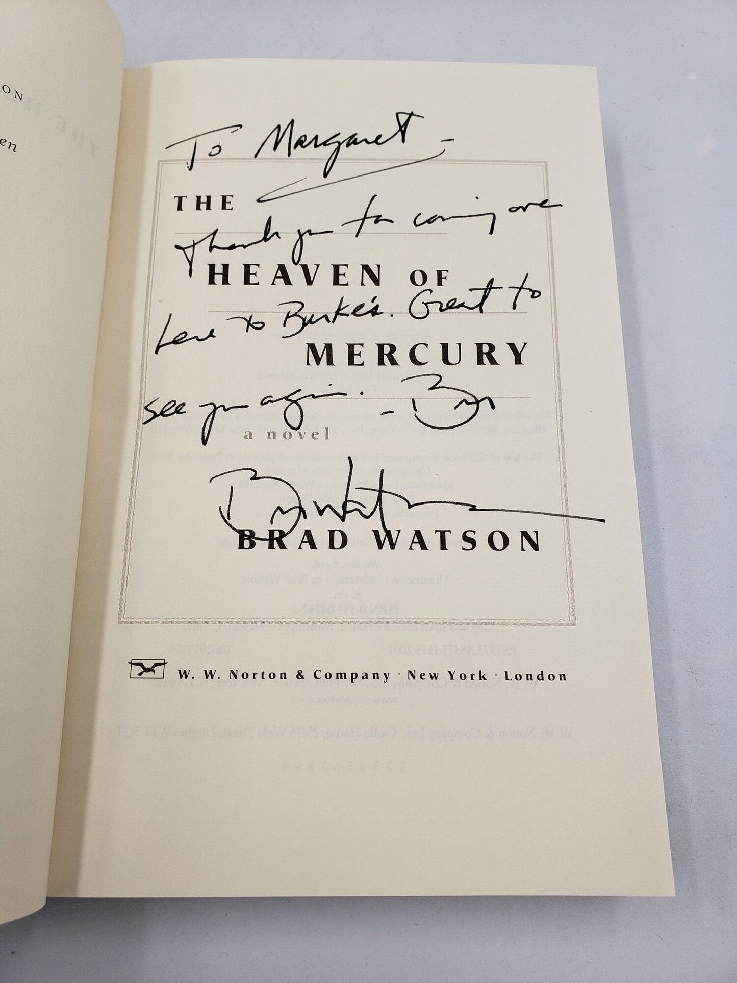 The Heaven Of Mercury: A Novel