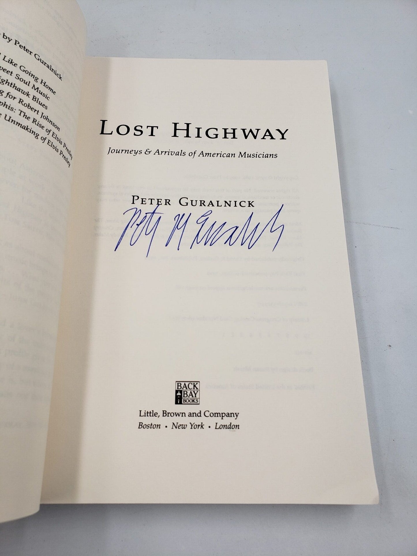 Lost Highway: Journeys and Arrivals of American Musicians