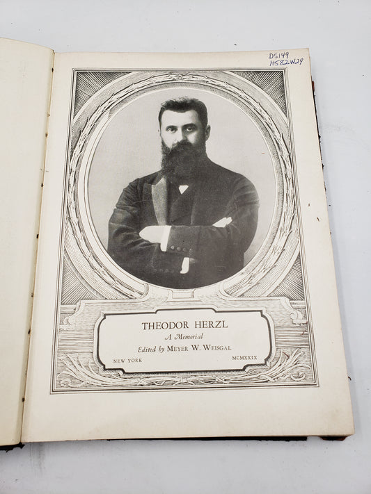 Theodor Herzl: A Memorial