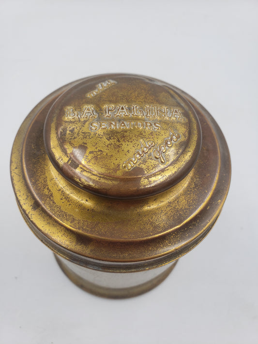 Antique "La Palina Senators" Cigar Humidor